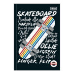 Caderno 1/4 Pequeno Brochura Costurado Sem Mola Capa Dura 40 Folhas Pepper - Estampas Sortidas