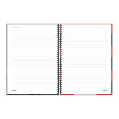 Caderno Espiral Universitário Grande Capa Dura 160 Folhas 10 Matérias Flamengo – Estampas Sortidas