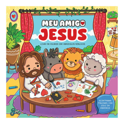 Meu Amigo Jesus - Livro De Colorir Com Versículos Bíblicos