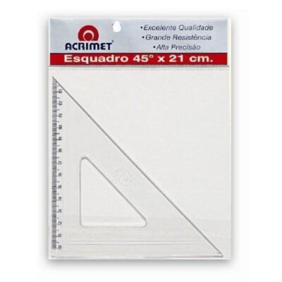 Esquadro 45 Graus 21cm