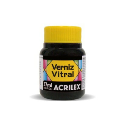 Verniz Vitral 37ml - Preto