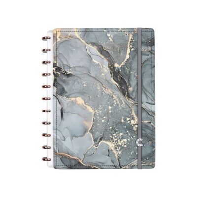 Caderno Inteligente Universitário Grande Espiral Com 140 Folhas Linhas Brancas - Onix