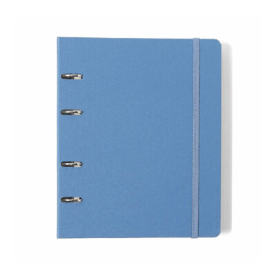 Fichário Caderno Argolado Criativo Pautado - Clássica - Azul Celeste
