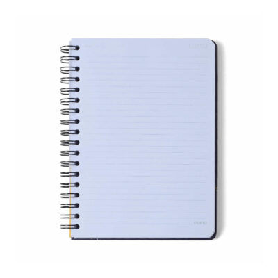 Caderno Colegial Médio Espiral 160 Folhas Capa Dura – Jardim Off White