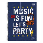 Caderno Espiral Universitário Grande Capa Dura 400 Folhas 20 Matérias D+ : Estampas Sortidas