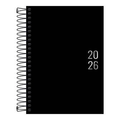 Agenda Espiral M5 Napoli 2026 - Preta Agenda Espiral M5 Napoli 2026 - Preta