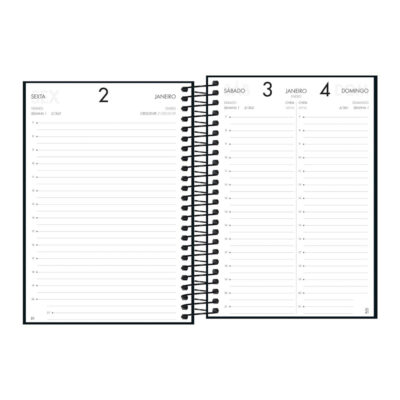 Agenda Espiral M5 Napoli 2026 – Preta