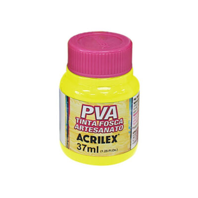 Tinta Fosca Pva 37ml - Amarelo LimÃo