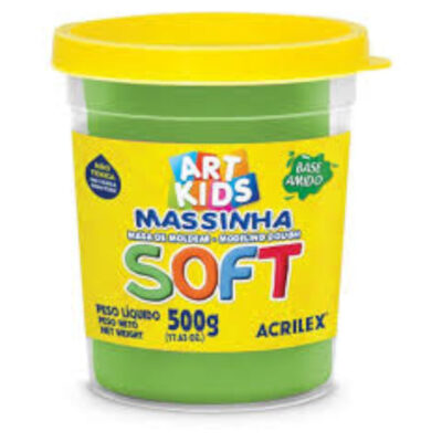 Massa De Modelar Soft 500g - Verde