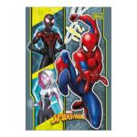 Caderno 1/4 Pequeno Brochura Costurado Sem Mola 48 Folhas Spider Man - Estampas Sortidas