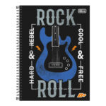 Caderno Espiral Universitário Grande Capa Dura 200 Folhas 10 Matérias D+ : Estampas Sortidas