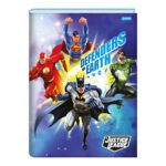 Caderno Brochura Costurado Sem Mola Universitário Grande Capa Dura 48 Folhas Liga Da Justiça - Estam Caderno Brochura Costurado Sem Mola Universitário Grande Capa Dura 48 Folhas Liga Da Justiça - Estam