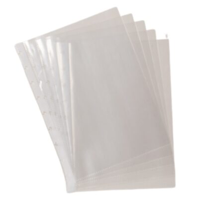 PlÁstico 9 Furos MÉdio Com 5 Folhas 172x231mm