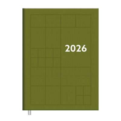 Agenda Costurada Compacta Color 2026 – Cores Sortidas