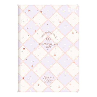 Planner Grampeado M7 Soho 2026 - Estampas Sortidas
