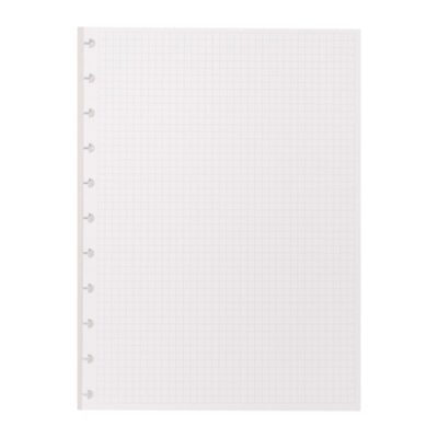 Refil Caderno Quadriculado 50f - 200x275mm