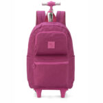 Mochila Laptop Com Rodinhas Up4you - Pink Mochila Laptop Com Rodinhas Up4you - Pink