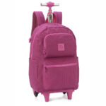 Mochila Laptop Com Rodinhas Up4you - Pink Mochila Laptop Com Rodinhas Up4you - Pink