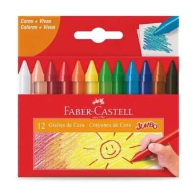 Gizão De Cera Com 12 Cores