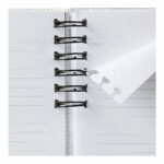 Caderno Organizador Espiral Duo Pautado & Pontado A5 - Clássico - Caramelo