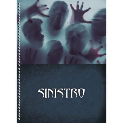 Caderno Espiral Universitário Grande Capa Dura 160 Folhas 10 Matérias Sinistro – Estampas Sortidas