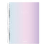 Caderno Espiral Universitário Grande Capa Dura 240 Folhas 15 Matérias Clean - Estampas Sortidas Caderno Espiral Universitário Grande Capa Dura 240 Folhas 15 Matérias Clean - Estampas Sortidas