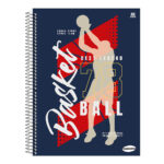 Caderno 1/4 Pequeno Espiral Capa Dura 96 Folhas Kbom - Estampas Sortidas