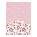 Caderno Espiral Colegial Médio Capa Dura 80 Folhas Moranguinho - Estampas Sortidas