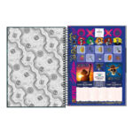 Caderno Espiral Universitário Grande Capa Dura 256 Folhas 16 Matérias Connect One Piece Net - Estamp
