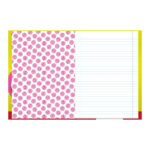 Caderno Brochura Costurado Sem Mola Universitário Grande Capa Dura 80 Folhas Doshin - Estampas Sorti