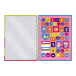 Caderno Espiral Universitário Grande Capa Dura 80 Folhas Doshin - Estampas Sortidas