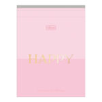 Caderneta Grampeada Com 80 Folhas Happy - Cores Sortidas Caderneta Grampeada Com 80 Folhas Happy - Cores Sortidas