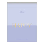 Caderneta Grampeada Com 80 Folhas Happy - Cores Sortidas Caderneta Grampeada Com 80 Folhas Happy - Cores Sortidas