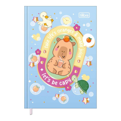 Caderneta 1/8 Costurada Petit Capyclub 96 Folhas - Estampas Sortidas