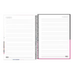 Caderno Espiral Universitário Grande Capa Dura 80 Folhas Bloom - Estampas Sortidas