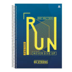Caderno Espiral Universitário Grande Capa Dura 160 Folhas 10 Matérias Be Strong - Estampas Sortidas Caderno Espiral Universitário Grande Capa Dura 160 Folhas 10 Matérias Be Strong - Estampas Sortidas
