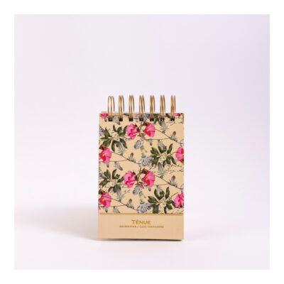 Caderneta Espiral Vertical Capa Dura 1/8 144 Folhas Perfumada - Tênue