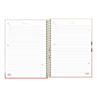 Caderno Espiral Universitário Grande Capa Dura 256 Folhas 16 Matérias Brownie – Estampas Sortidas