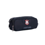 Estojo Duplo Esportivo Corinthians - Preto