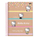 Caderno Espiral Universitário Grande Capa Dura 160 Folhas 10 Matérias Hello Kitty - Estampas Sortida Caderno Espiral Universitário Grande Capa Dura 160 Folhas 10 Matérias Hello Kitty - Estampas Sortida