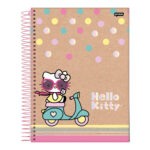Caderno Espiral Universitário Grande Capa Dura 160 Folhas 10 Matérias Hello Kitty - Estampas Sortida Caderno Espiral Universitário Grande Capa Dura 160 Folhas 10 Matérias Hello Kitty - Estampas Sortida