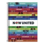 Caderno Espiral Universitário Grande Capa Dura 80 Folhas Now United - Estampas Sortidas