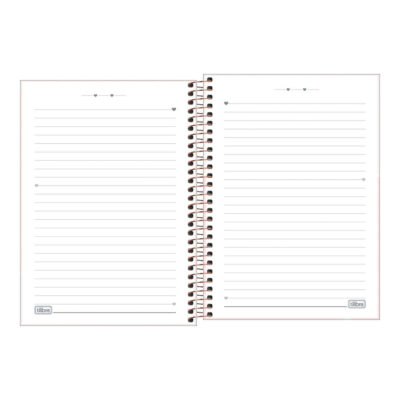 Caderno 1/4 Pequeno Espiral Capa Dura 80 Folhas Soho – Estampas Sortidas