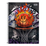 Caderno Espiral Universitário Grande Capa Dura 80 Folhas Hype - Estampas Sortidas