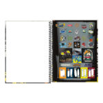 Caderno Espiral Universitário Grande Capa Dura 80 Folhas Hype - Estampas Sortidas