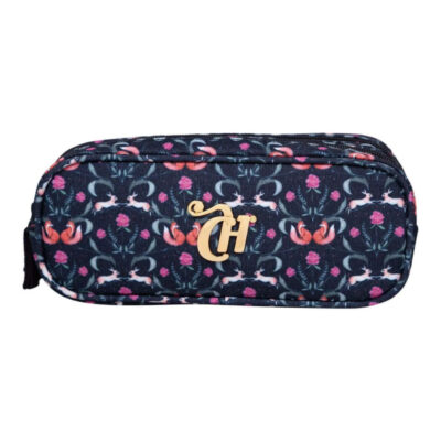 Estojo Capricho Com 3 Divisórias - Raposinhas