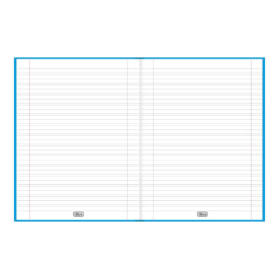 Caderno De Caligrafia Brochura Costurado Sem Mola Capa Dura 96 Folhas D+:  azul