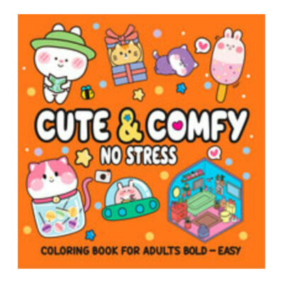 Cute E Comfy - Comfy Friends - Livro De Colorir