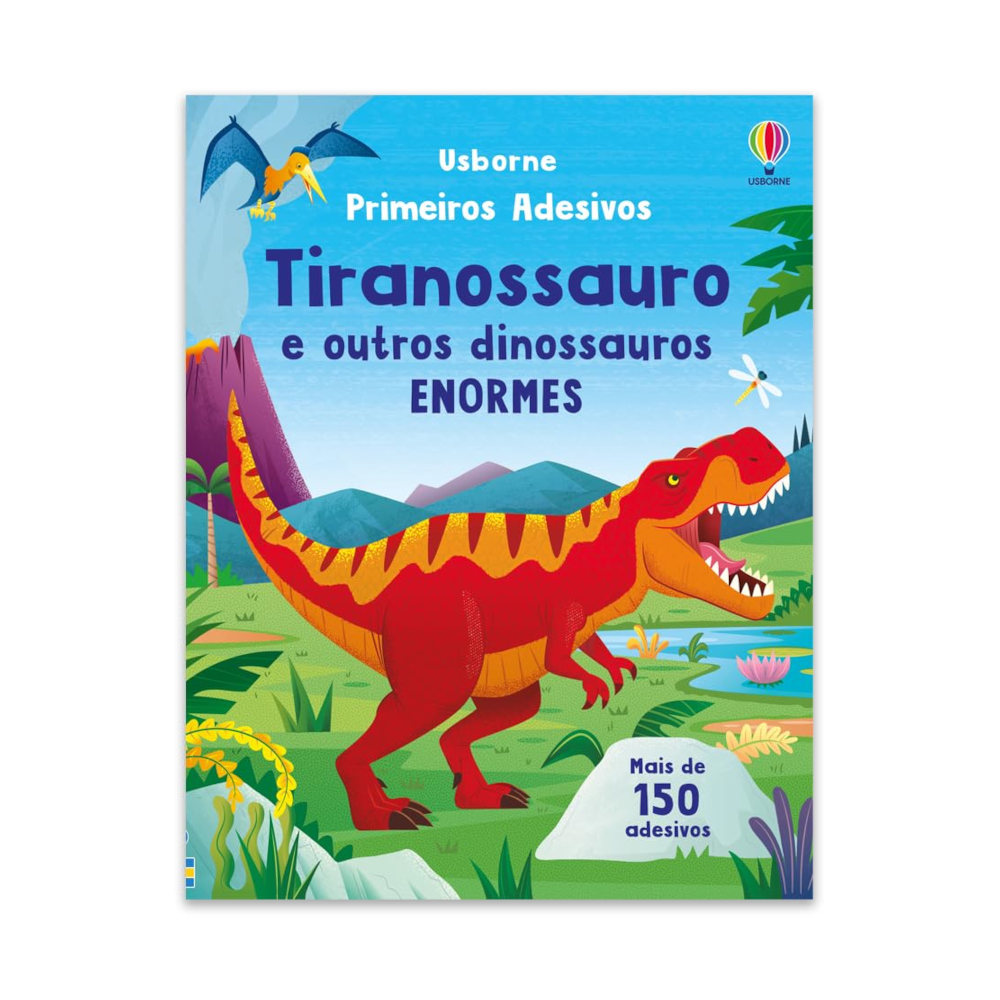 Primeiros Adesivos - Tiranossauro E Outros Dinossauros Enormes Primeiros Adesivos - Tiranossauro E Outros Dinossauros Enormes