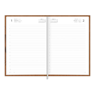 Agenda Costurada M6 Prátika 2026 – Cores Sortidas